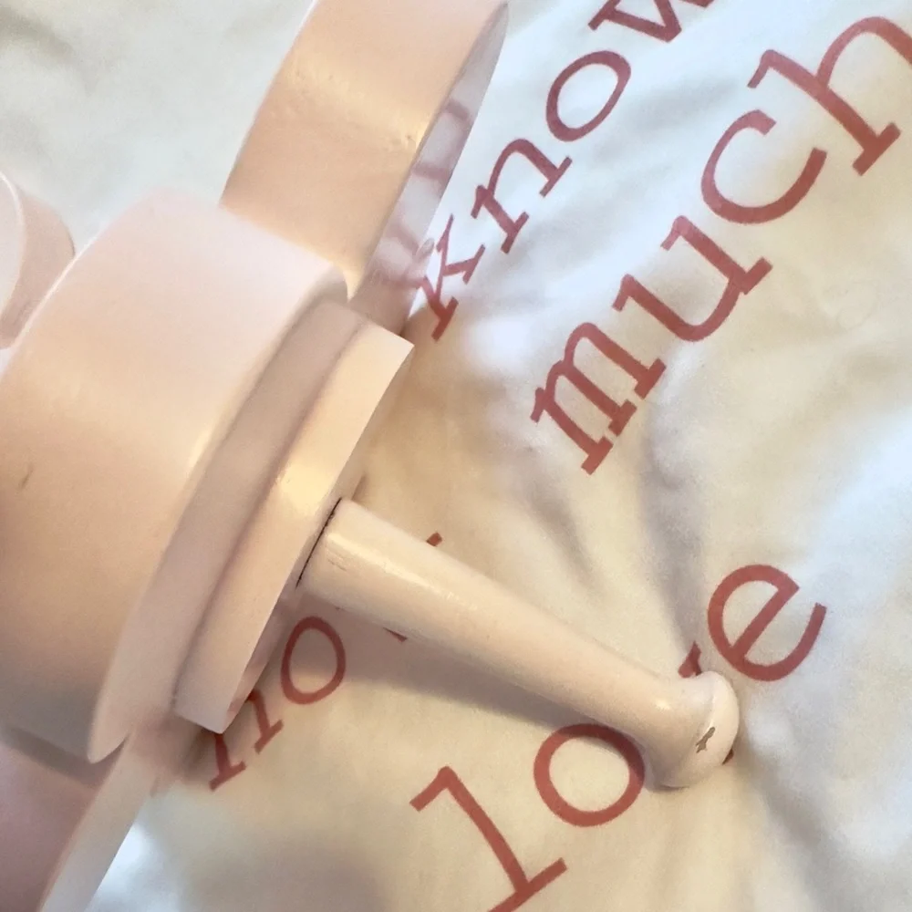 The Land of Nod Pink Flower Wall Hooks/Pegs